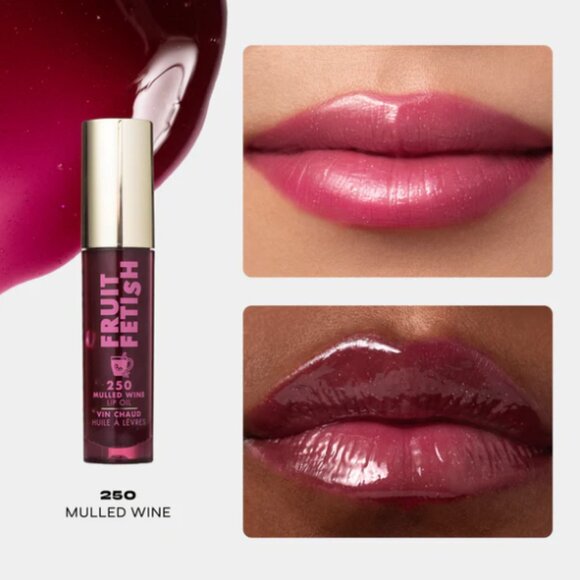 Milani Fruit Fetish Lip Oils Set | 220 (Candy Apple) & 250 (Mulled Wine) | NEW - Picture 5 of 7